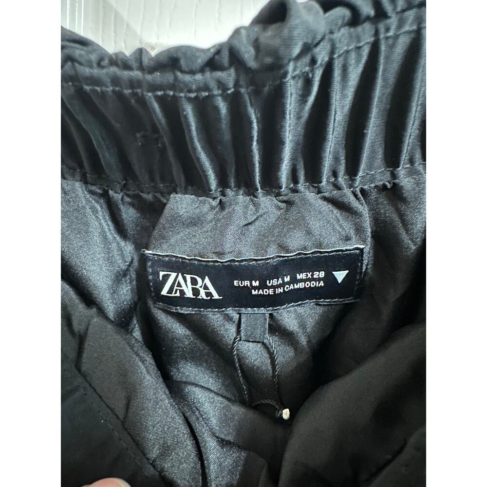 Zara women's‎ black balloon mini skirt size Medium - Picture 3 of 5